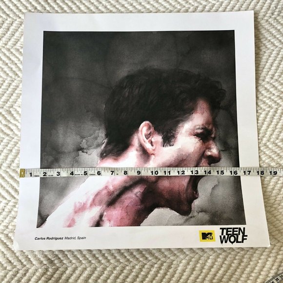 Teen Wolf SDCC Scott McCall artwork print poster - Picture 2 of 4